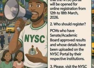 NYSC announces online registration for prospective Corps Members