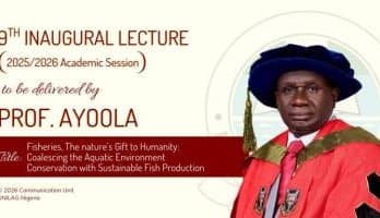 UNILAG announces 9th Inaugural Lecture for 2025/2026 session